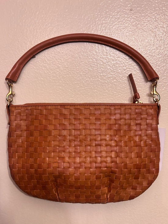 Clare V. Handbags - NWT CLARE V. Petit Moyen in Natural Woven Checker
